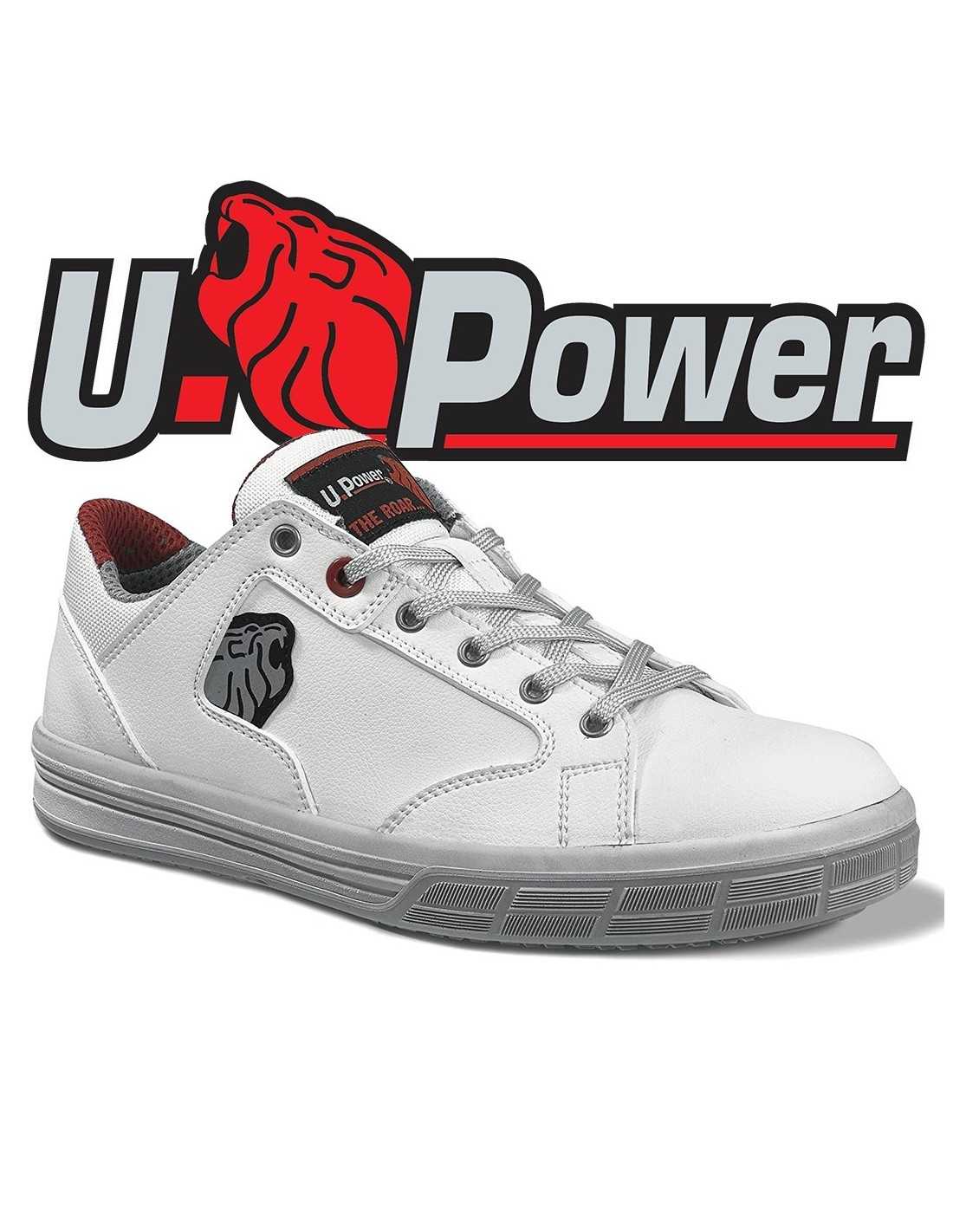 Scarpe Antinfortunistiche Bianche da Lavoro UPOWER MAPLE ESD S3 CI SRC