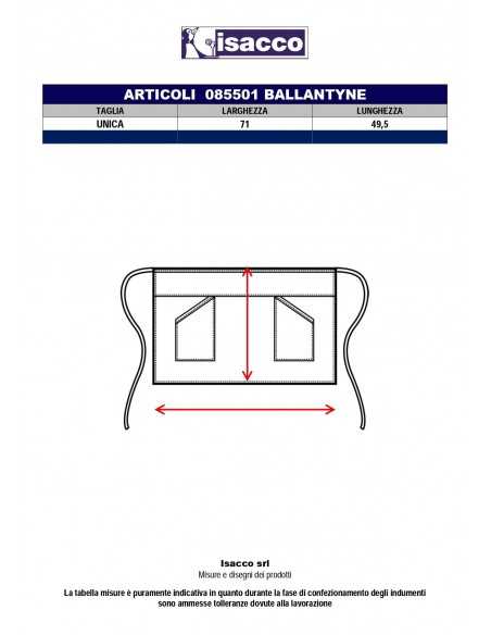 Grembiule BALLANTYNE NERO