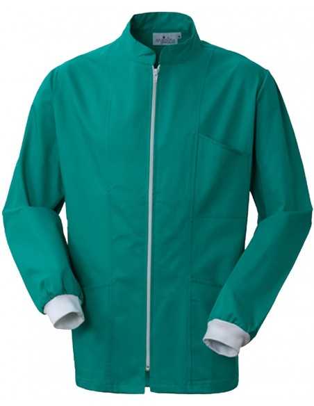 Casacca Da Dentista con Cerniera UNISEX Verde Casacca Da Dentista con Cerniera UNISEX Verde