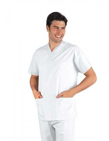 Divisa Unisex Bianca 100% Cotone Casacca +...