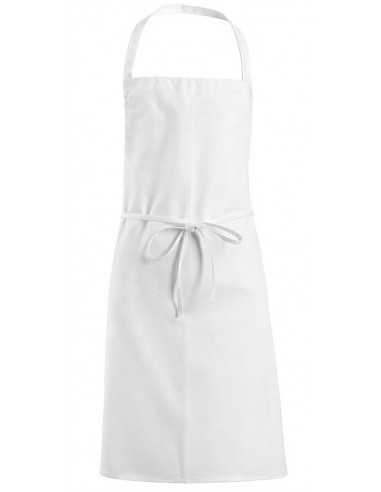 Grembiule da Cuoco Bianco con Pettorina 100%...