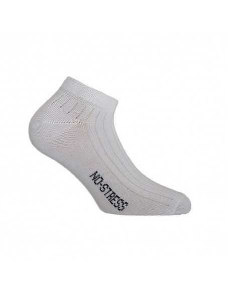 3 Paia Calze Bianche 100% Cotone da lavoro