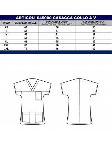 Casacca Collo a V Verde