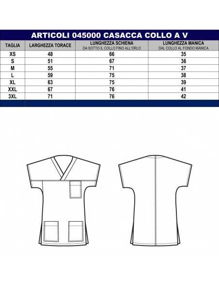 Casacca Collo a V Verde