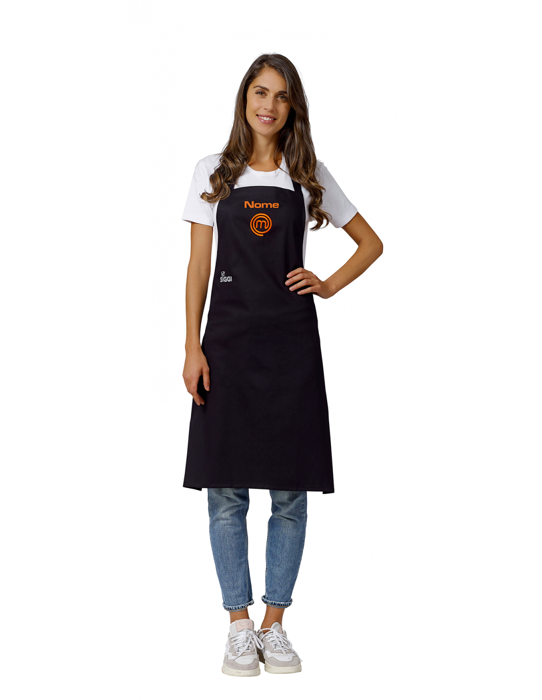 grembiule da cucina unisex personalizzabile con nome masterchef