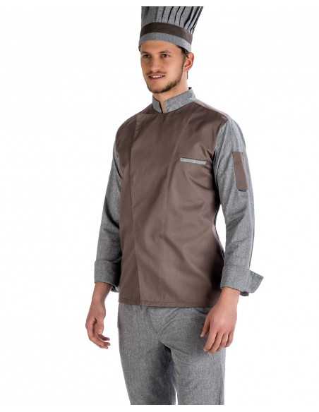 Giacca Cuoco NEW YORK Grigio/Fango