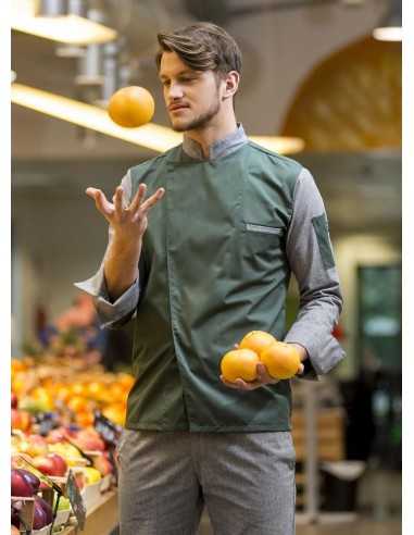 Giacca Cuoco NEW YORK Grigio/Verde