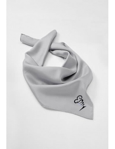 Foulard Grigio con Logo Mantegna