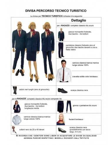 Divisa da Uomo Accoglienza Turistica IPSSAR A....