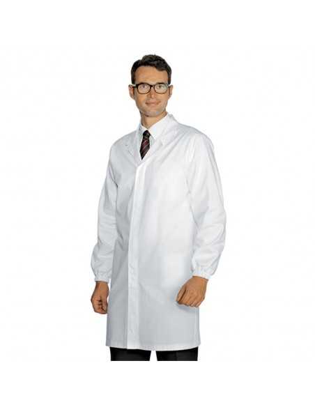 Camice bianco 100% Cotone 3 Tasche INTERNE per laboratorio