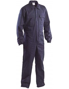 Tuta da Lavoro Blu con Elastici ai Polsi 100% Cotone 260 g/m² | P&P