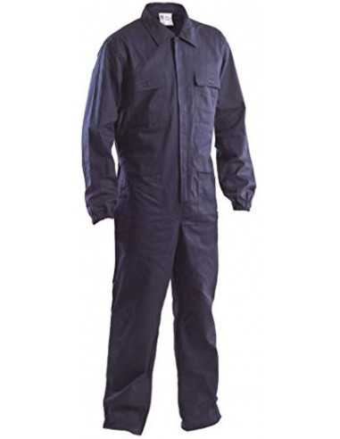 Tuta da Lavoro Blu con Elastici ai Polsi 100% Cotone 260 g/m² | P&P