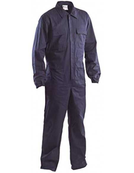 Tuta da Lavoro Blu con Elastici ai Polsi 100% Cotone 260 g/m² | P&P