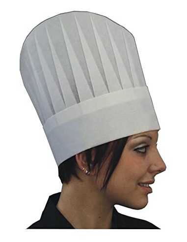 CAPPELLO da Chef Bianco in TNT - 28,5x24 cm - Confezione 25 pezzi + leone+  T4002 + acquista online