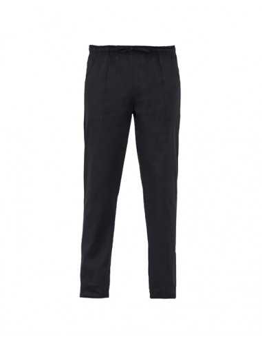 Pantalone Noah Nero Elasticizzato