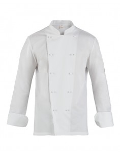 Giacca da Cuoco Bianca 100% Cotone con Bottoni Estraibili