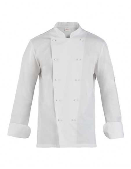 Giacca da Cuoco Bianca 100% Cotone con Bottoni Estraibili