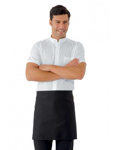 Grembiule da Cuoco Nero Senza Pettorina 65% Poliestere / 35% Cotone 60x70 cm | Ristohouse