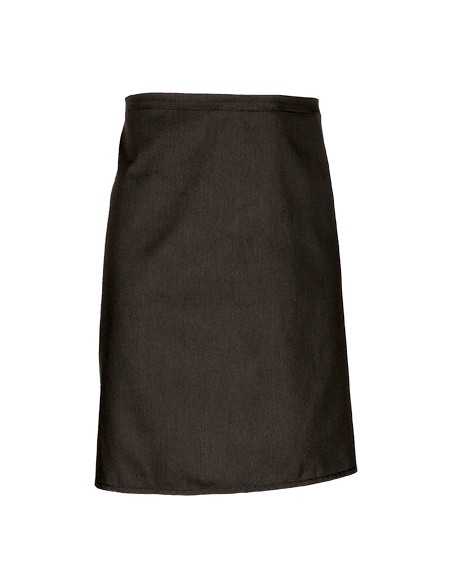 Grembiule da Cuoco Nero Senza Pettorina 65% Poliestere / 35% Cotone 60x70 cm | Ristohouse