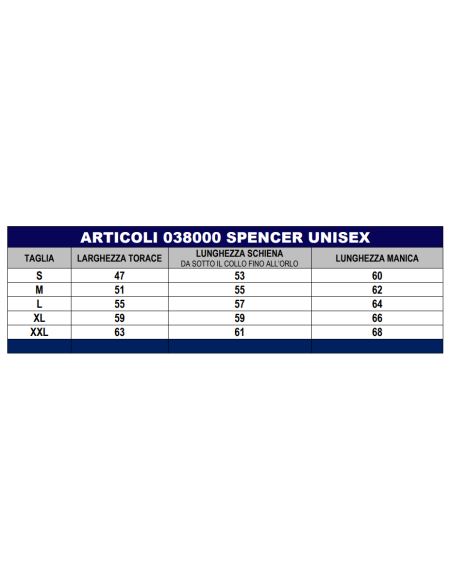 Spencer Nero Unisex Antimacchia Sfoderato | ISACCO