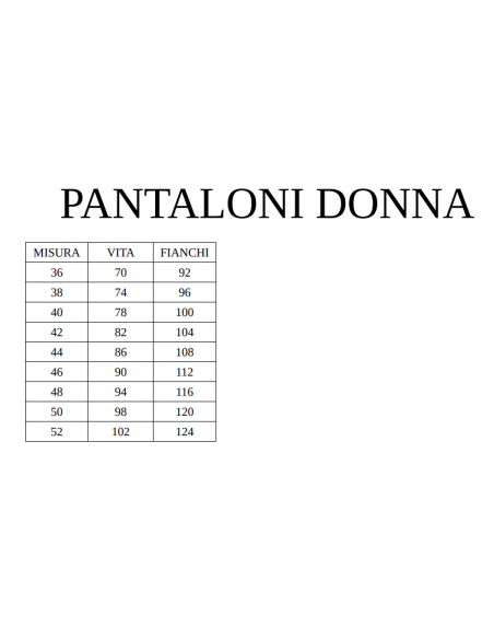 Pantalone Nero Antimacchia da Donna *ULTIMI PEZZI