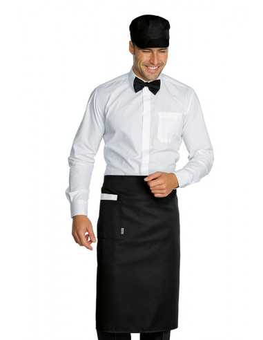 Grembiule da Cameriere Nero Modello DAKAR con Tasca | ISACCO