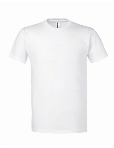 T Shirt Bianca M/M 100% Cotone