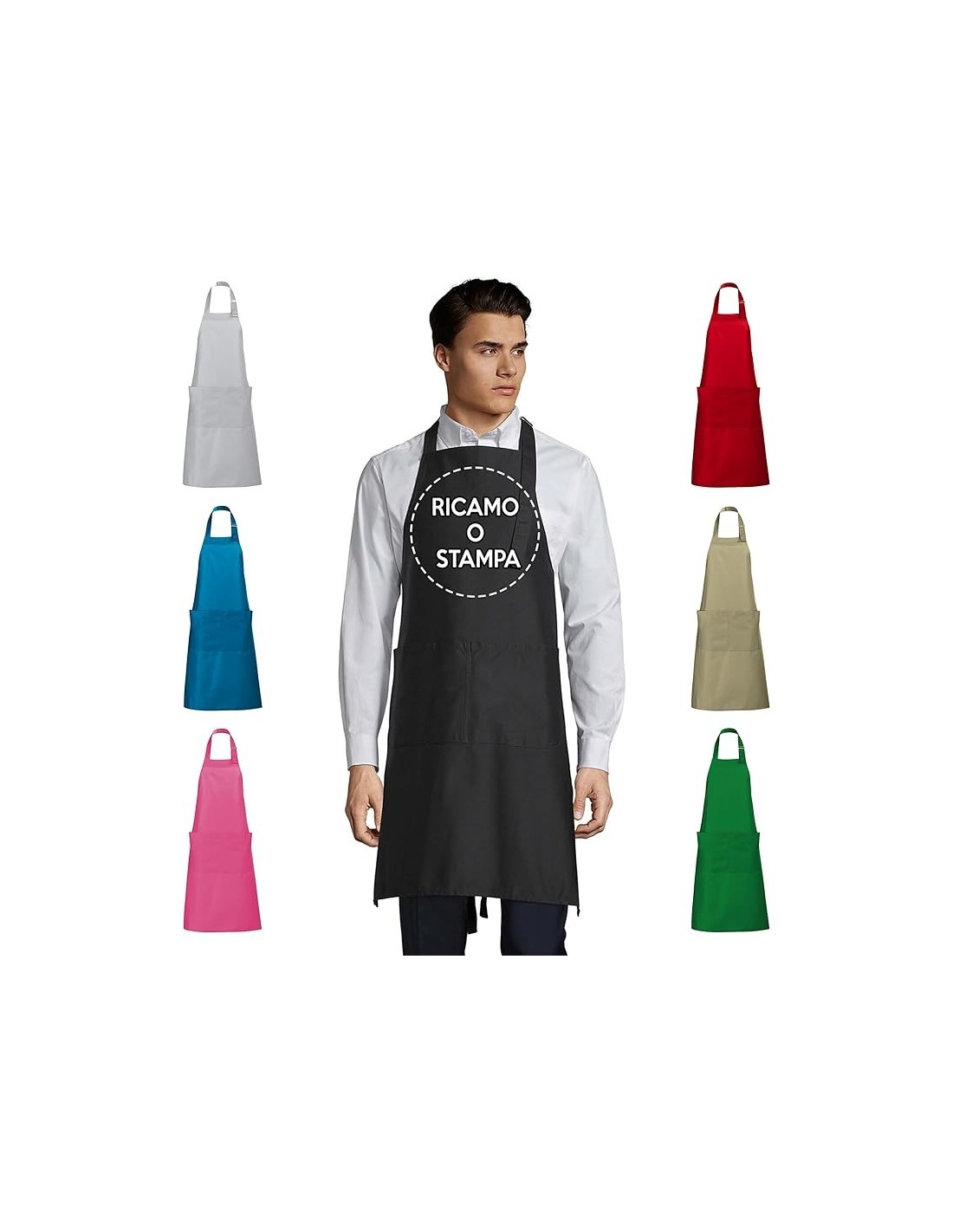 Donna Cucina Accessori Grembiule Personalizzato Siggi Con Ricamo