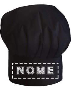 Cappello da Cuoco Premium Personalizzato Con Ricamo