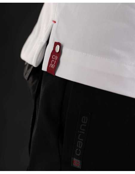 Giacca da Cuoco Bianca Pierre – Carine | Colletto a Camicia, Traspirante ed Elasticizzata