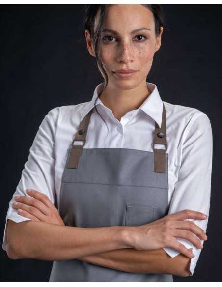 Grembiule Oste con allacciatura ad incrocio *Kanvas