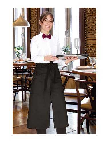 Grembiule senza pettorina lungo con spacco