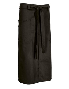 Grembiule senza pettorina lungo con spacco