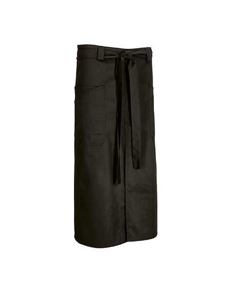 Grembiule senza pettorina lungo con spacco