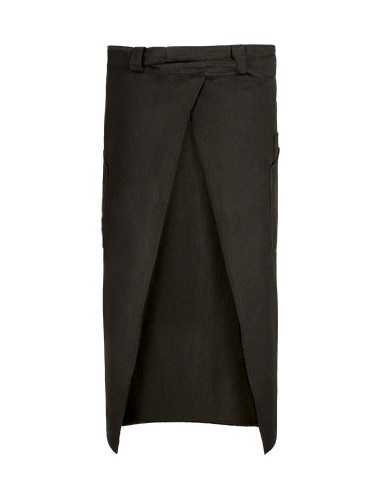 Grembiule senza pettorina lungo con spacco