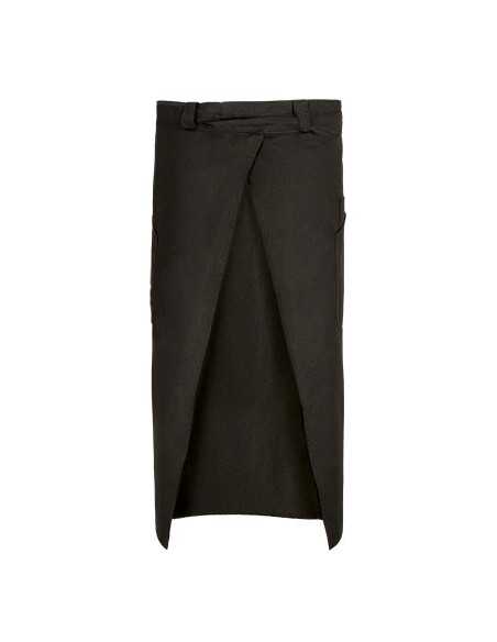 Grembiule senza pettorina lungo con spacco