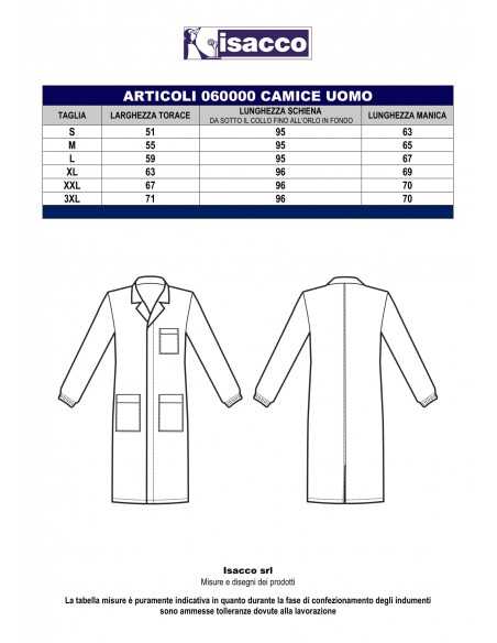Offerta Camice Bianco Antiacido per Laboratorio + Occhiali CE Trasparenti