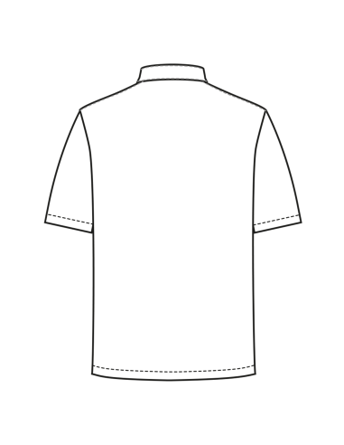 Giacca da Cuoco Nera 100% Cotone 190 g/m²...