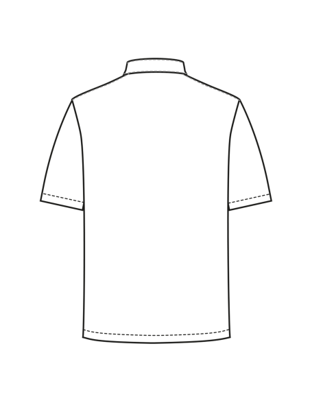 Giacca da Cuoco Nera 100% Cotone 190 g/m² Manica Corta | Marca RISTOHOUSE