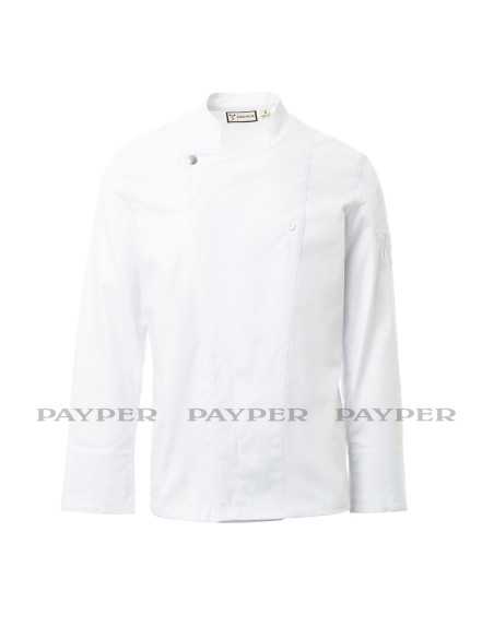 Giacca da Cuoco Bianca Elasticizzata STARRED | Payper
