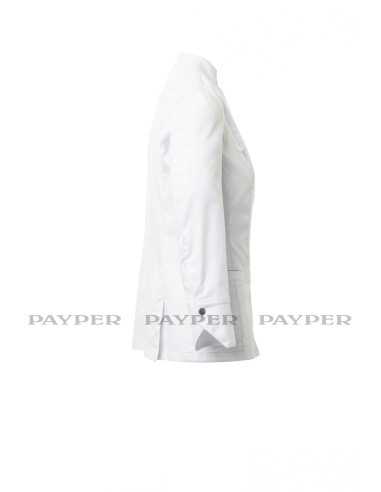 Giacca da Cuoco Bianca Elasticizzata da Donna...