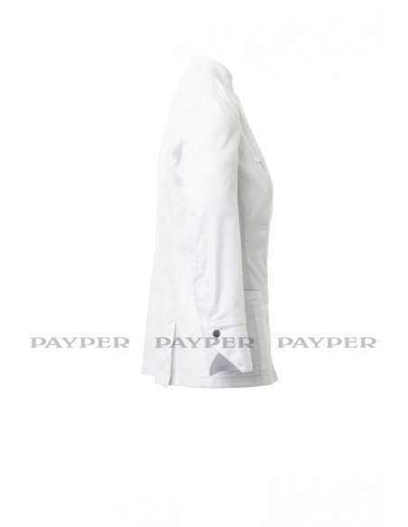 Giacca da Cuoco Bianca Elasticizzata da Donna STARRED LADY | Payper