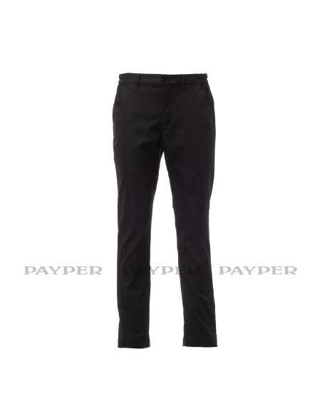 Pantalone da Cuoco Nero Elegante Elasticizzato EXECUTIVE | Payper