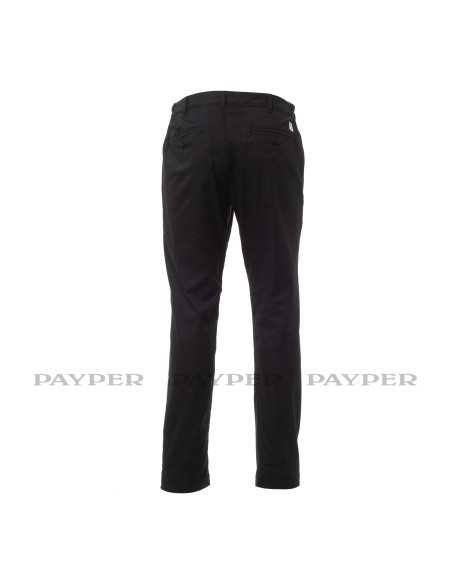 Pantalone da Cuoco Nero Elegante Elasticizzato EXECUTIVE | Payper