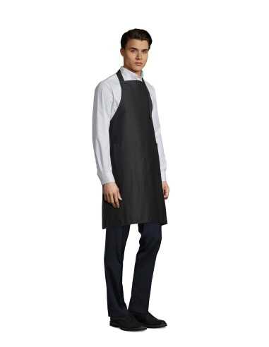 Grembiule Nero Con Pettorina Regolabile GALA