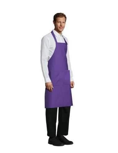 Grembiule Viola Con Pettorina Regolabile GALA