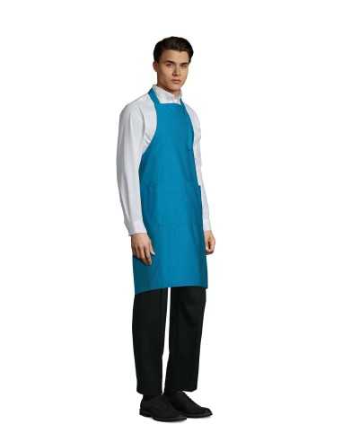 Grembiule Turchese Con Pettorina Regolabile GALA