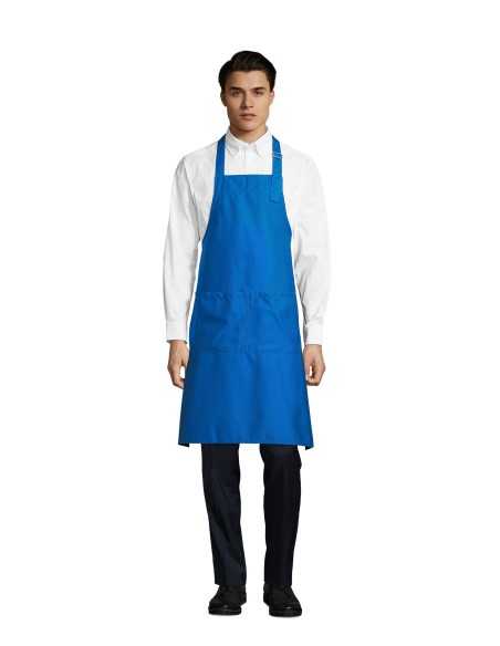 Grembiule Blu Royal Con Pettorina Regolabile GALA