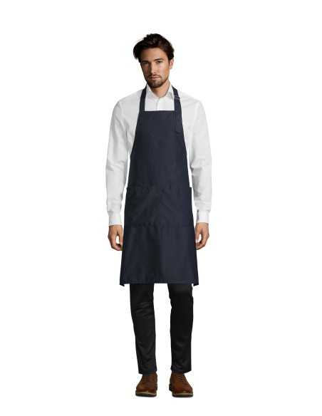 Grembiule Blu Scuro Con Pettorina Regolabile GALA