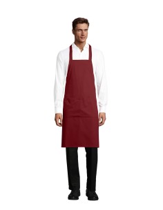 Grembiule Bordeaux GAMMA in Cotone Biologico con...
